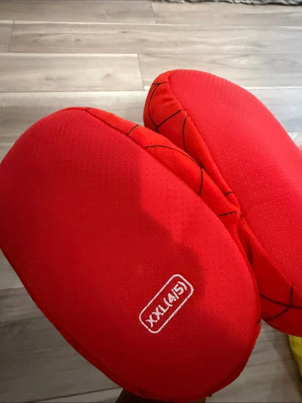 Marvel Red Spider-Man Kids Plush Slippers